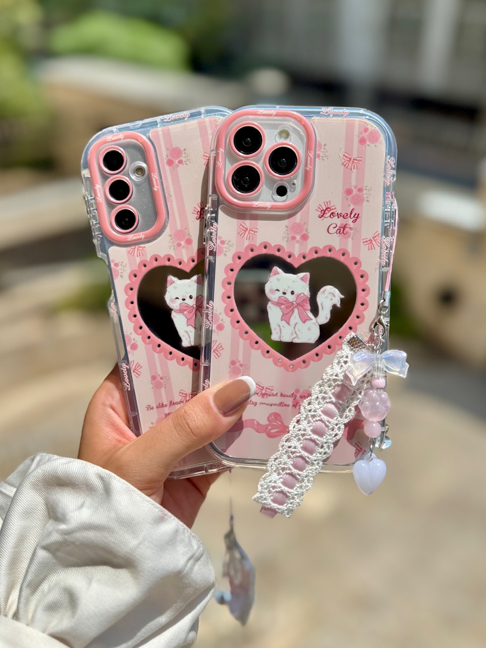 قاب گربه اشراف زاده با آویز آیفون ، سامسونگ ، شیائومی (کدC2039) - تصویر 3