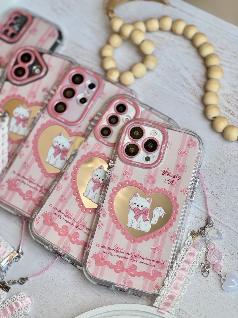 قاب گربه اشراف زاده با آویز آیفون ، سامسونگ ، شیائومی (کدC2039) - تصویر 2