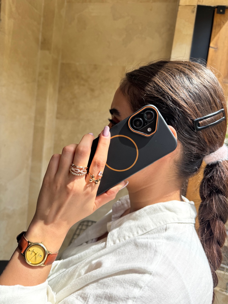 قاب لاین نارنجی مگ سیف (کدC1984)