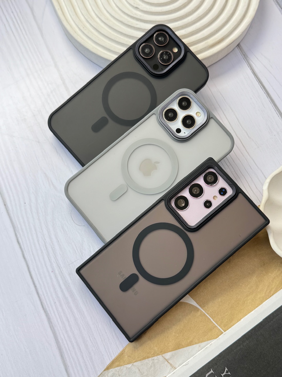 قاب لنز کربن مات مگ سیف آیفون و سامسونگ (کدC1800) - تصویر 9