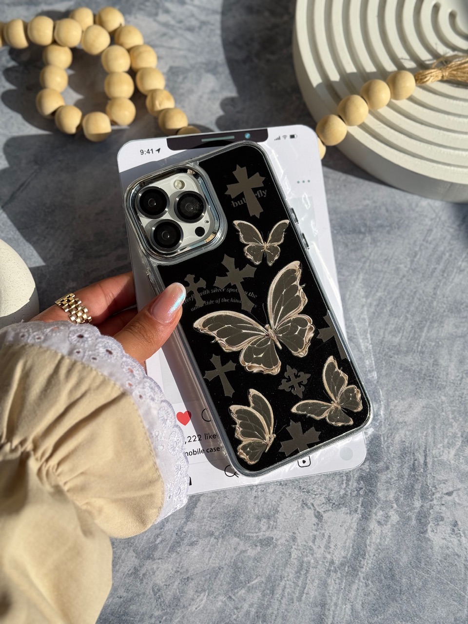 قاب Butterfly Cross (کدC2136)