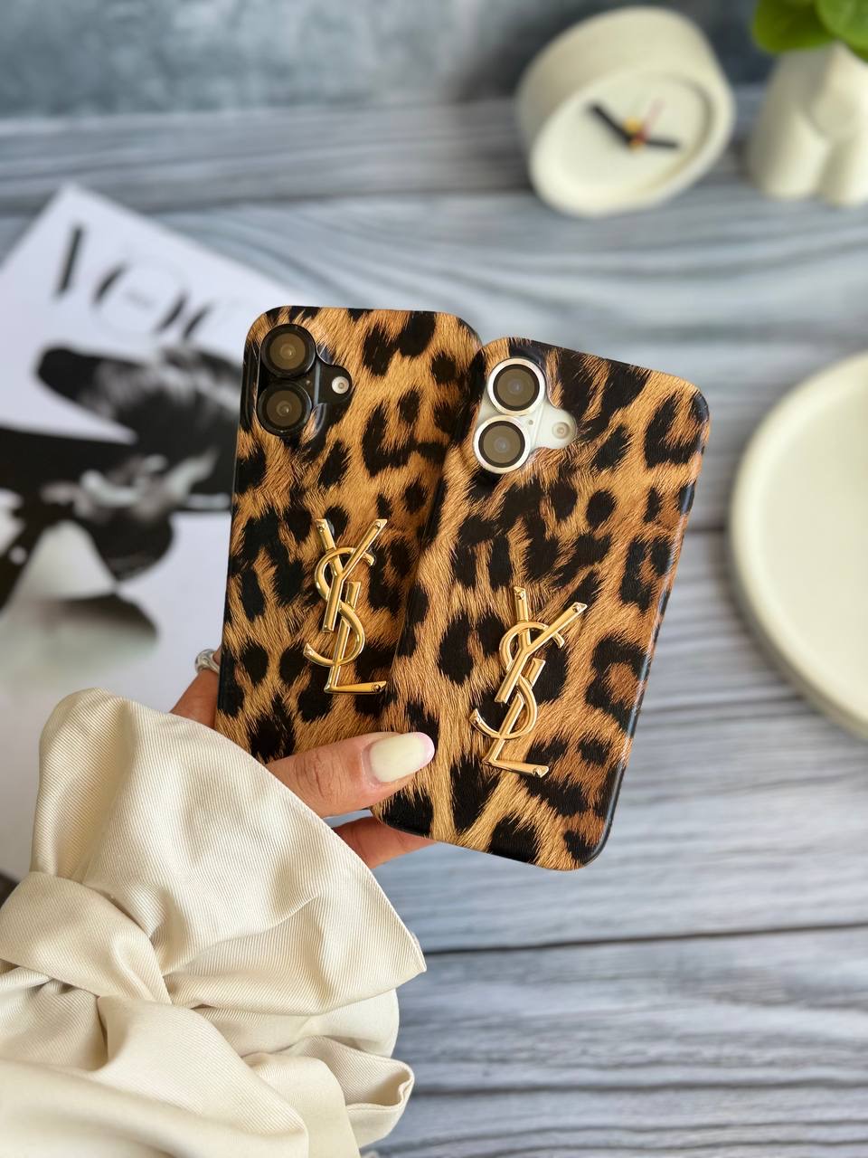 قاب YSL پلنگی (کدC2012) - تصویر 7