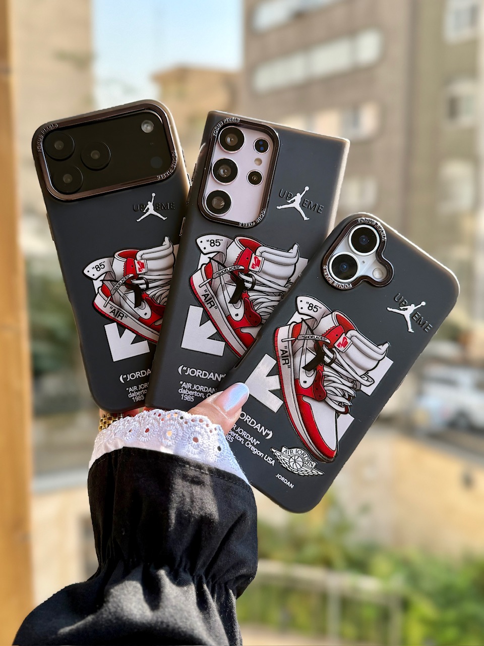 قاب Jordan 1 RED آیفون / سامسونگ / شیائومی (کدC2149) - تصویر 7