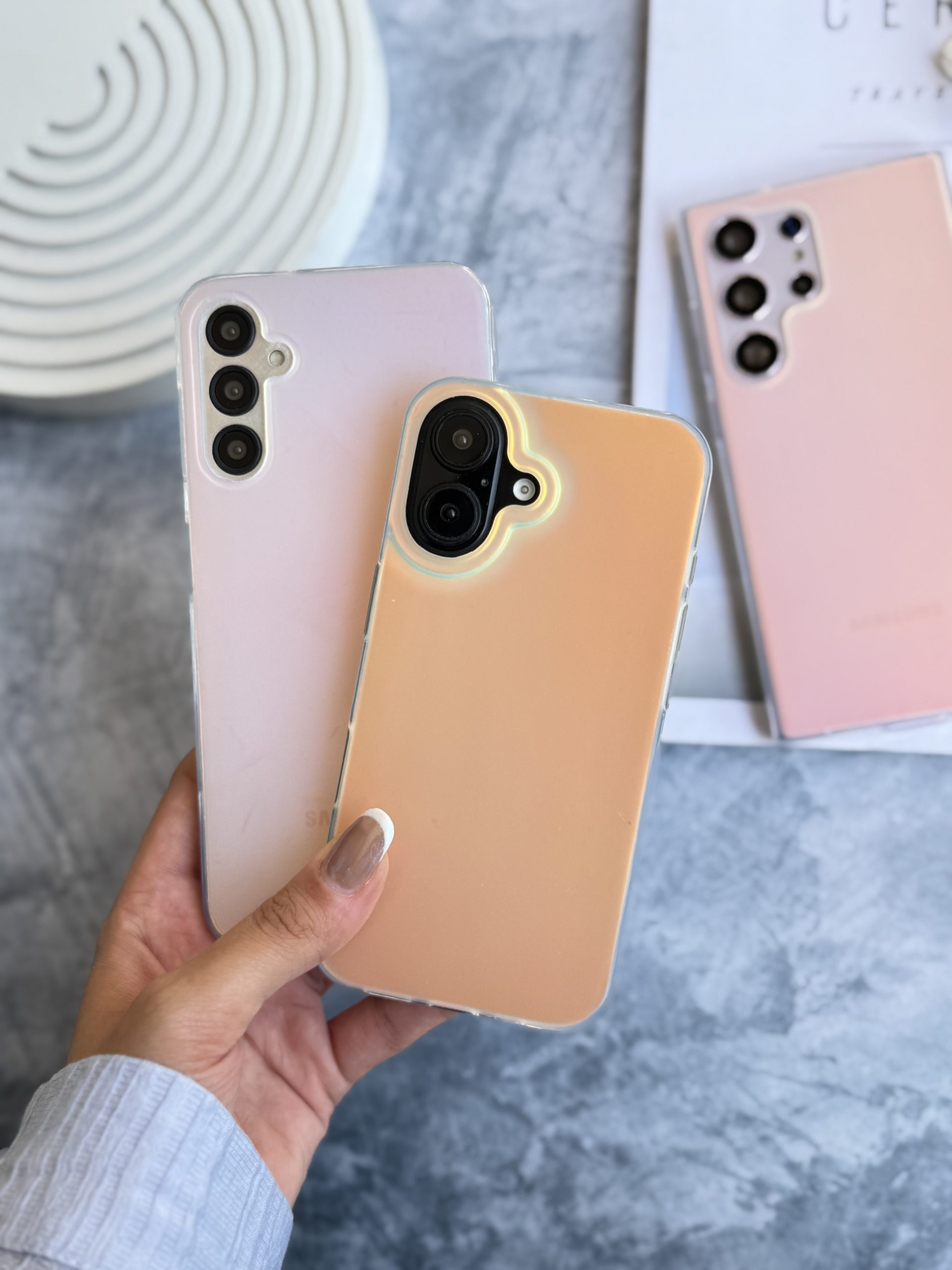 قاب هولوگرامی مات آیفون ، سامسونگ ، شیائومی (کدC2048) - تصویر 3