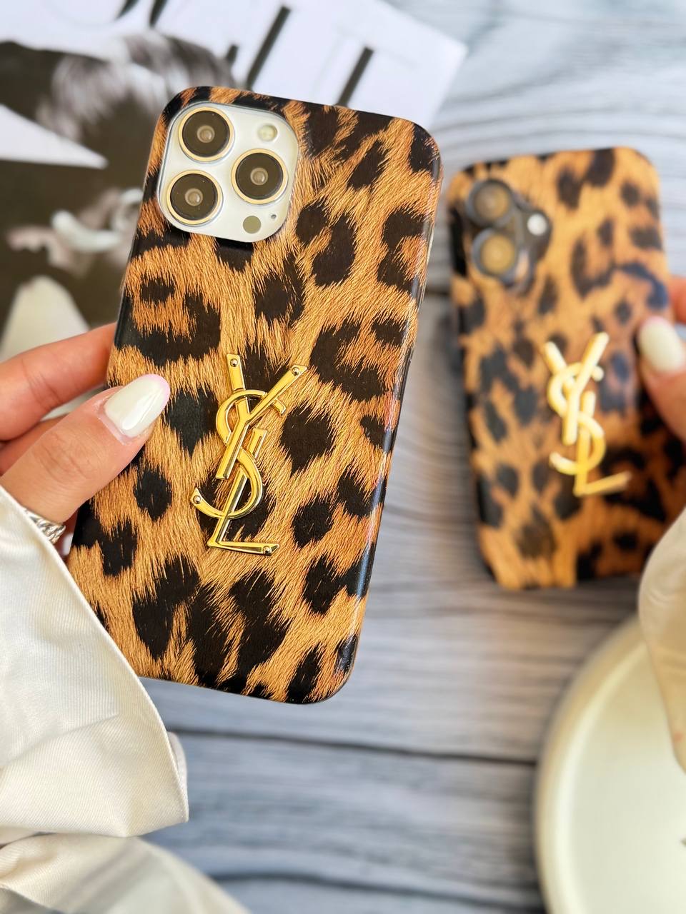 قاب YSL پلنگی (کدC2012) - تصویر 6