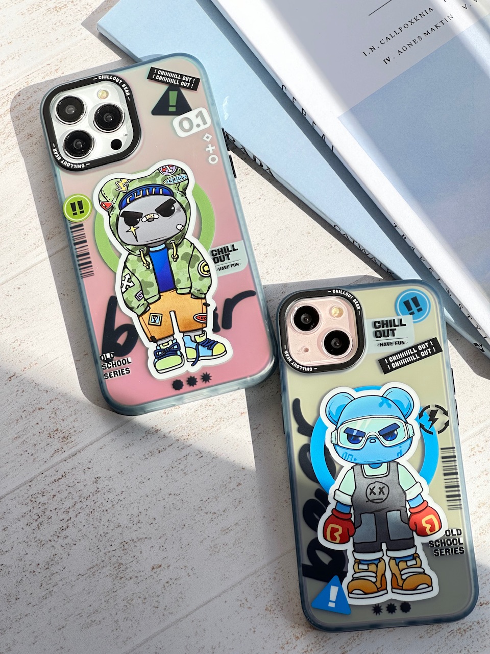 قاب Chillout Bear سری Old School (کدC1839)