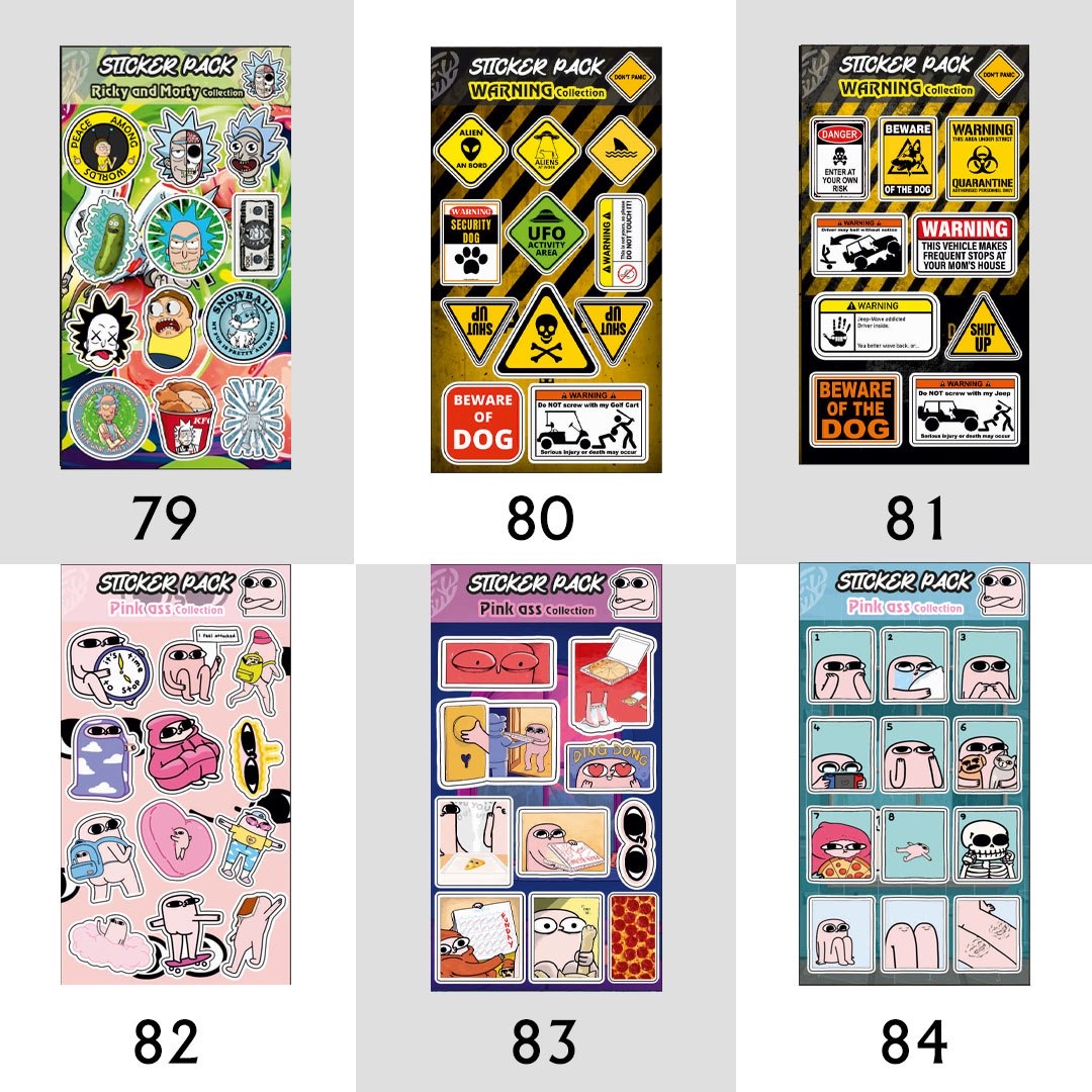 پک استیکر شماره 79 تا 149 (کدa0142) - تصویر 13