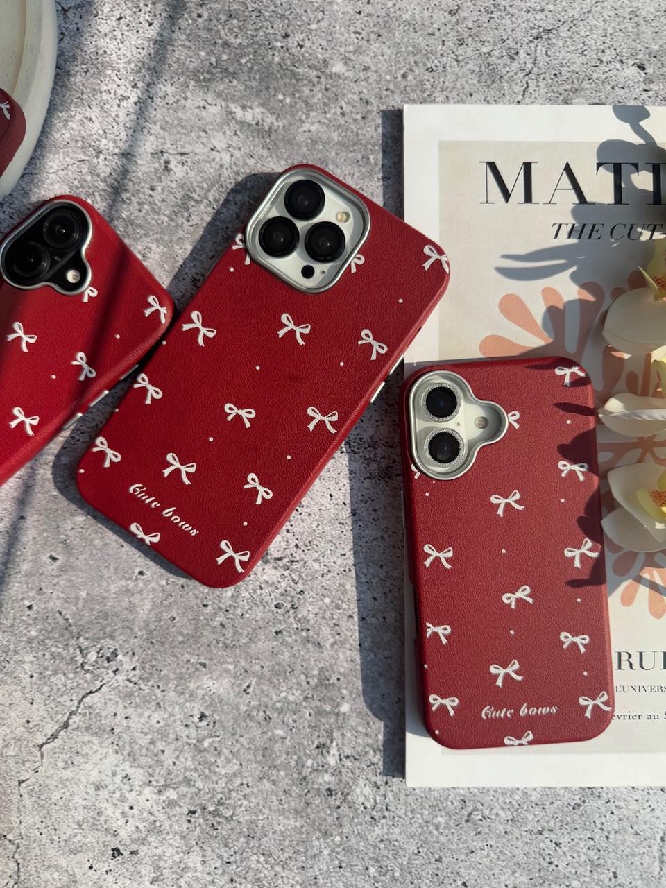 قاب Red Papillon پاپیون قرمز آیفون (کدC1937)