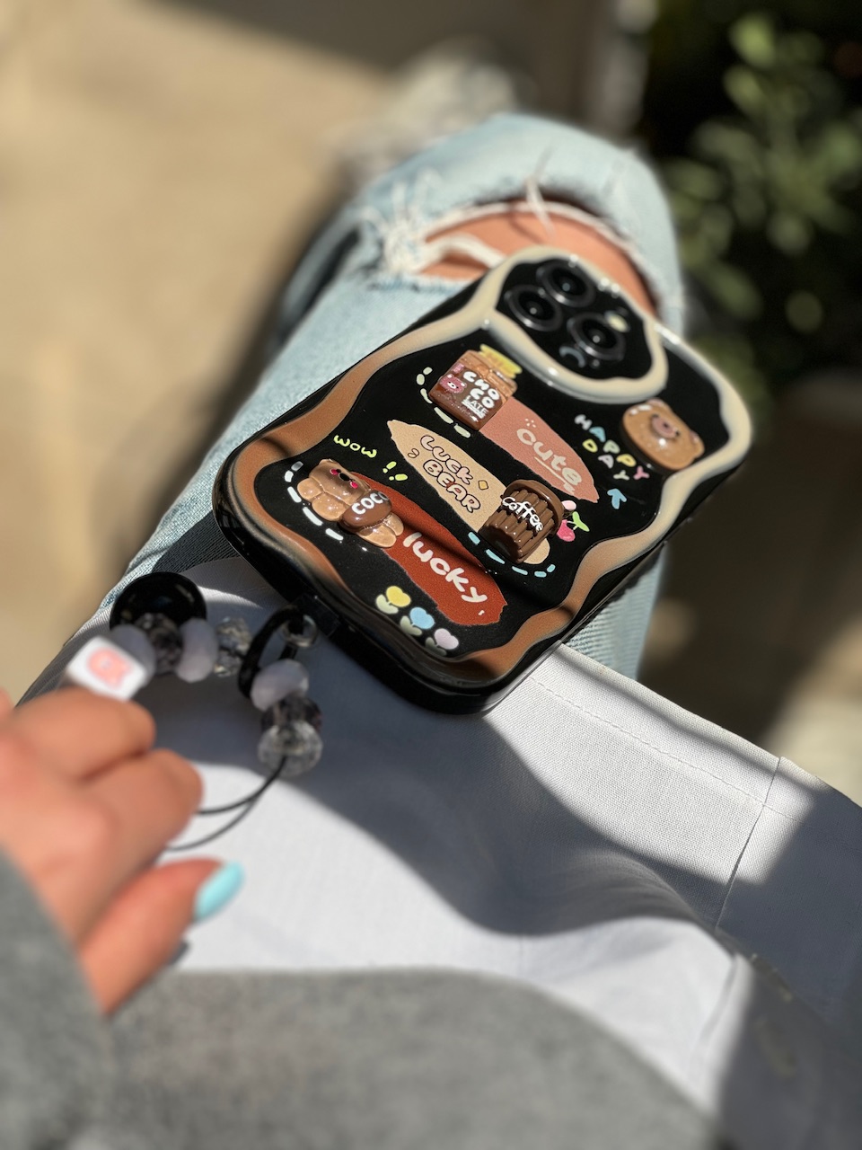 قاب خرس شکلاتی آیفون ، سامسونگ ، شیائومی (کدC1579) - تصویر 4