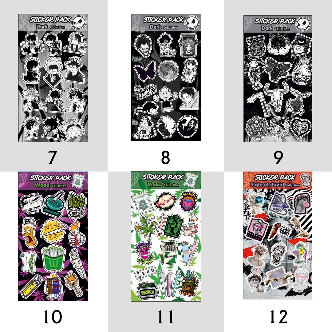 پک استیکر شماره 1 تا 78 (کدa0142) - تصویر 2