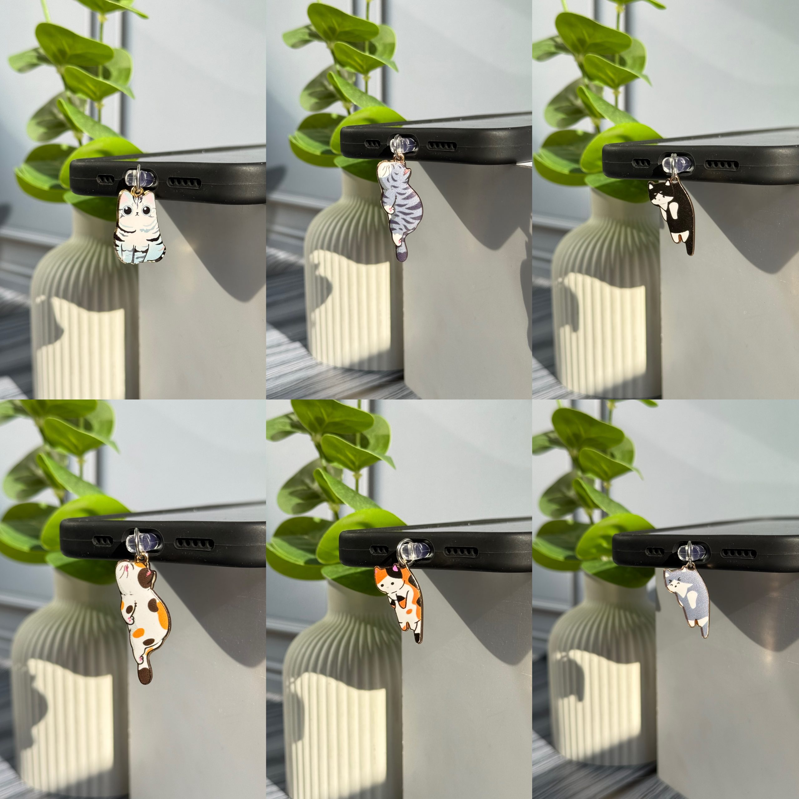 پلاگ فانتزی سوکت شارژ طرح سگ و گربه (کدa0305) - تصویر 4