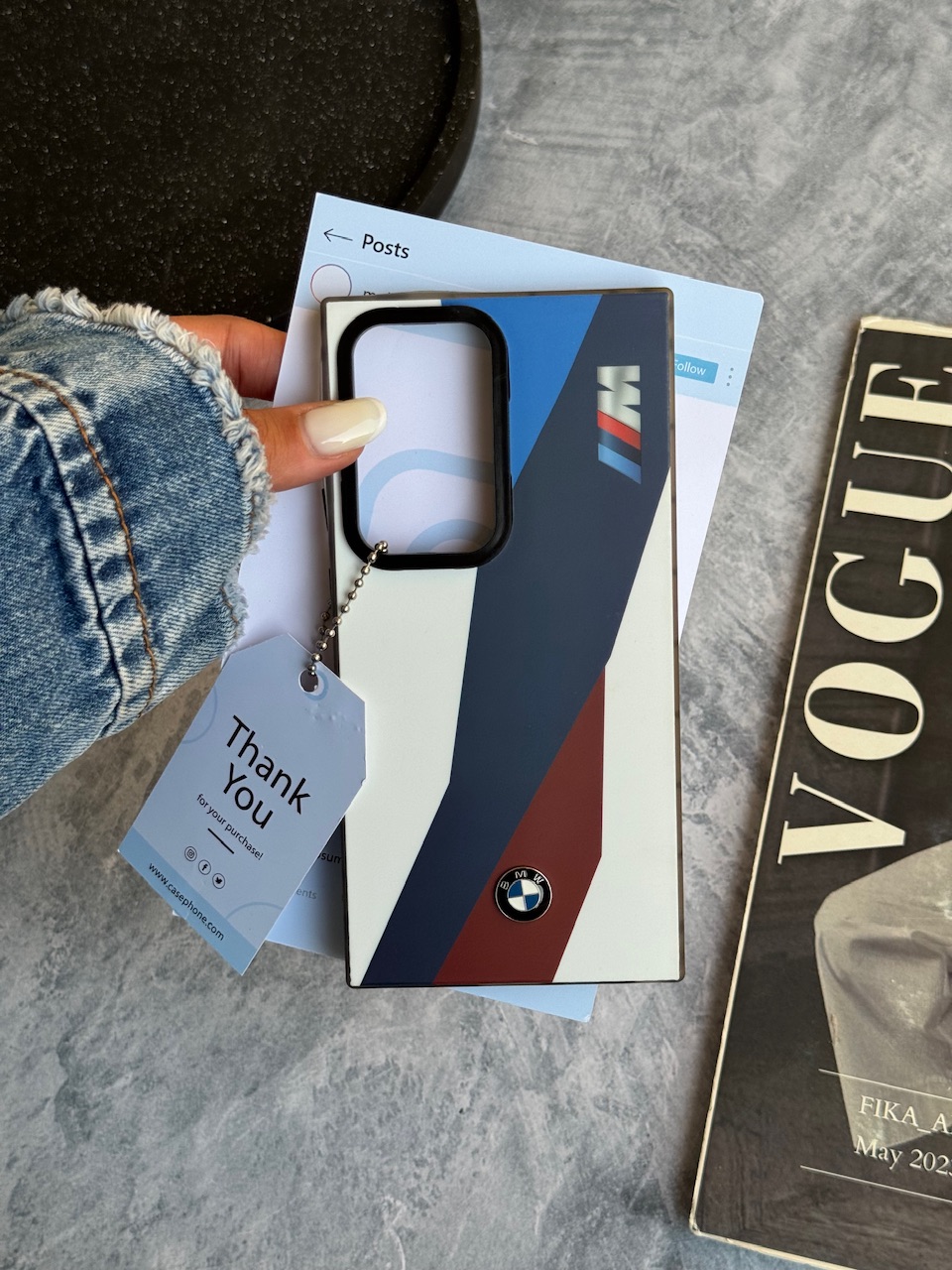 قاب BMW M Series با لوگو برجسته اندروید (کدC2091) - تصویر 3