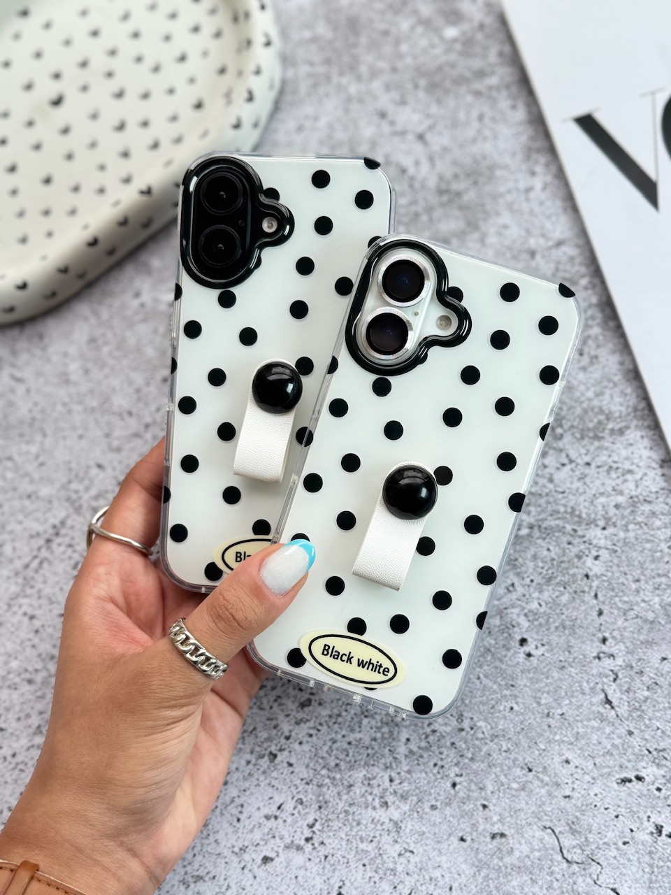 قاب Black & White DOT (کدC1971)