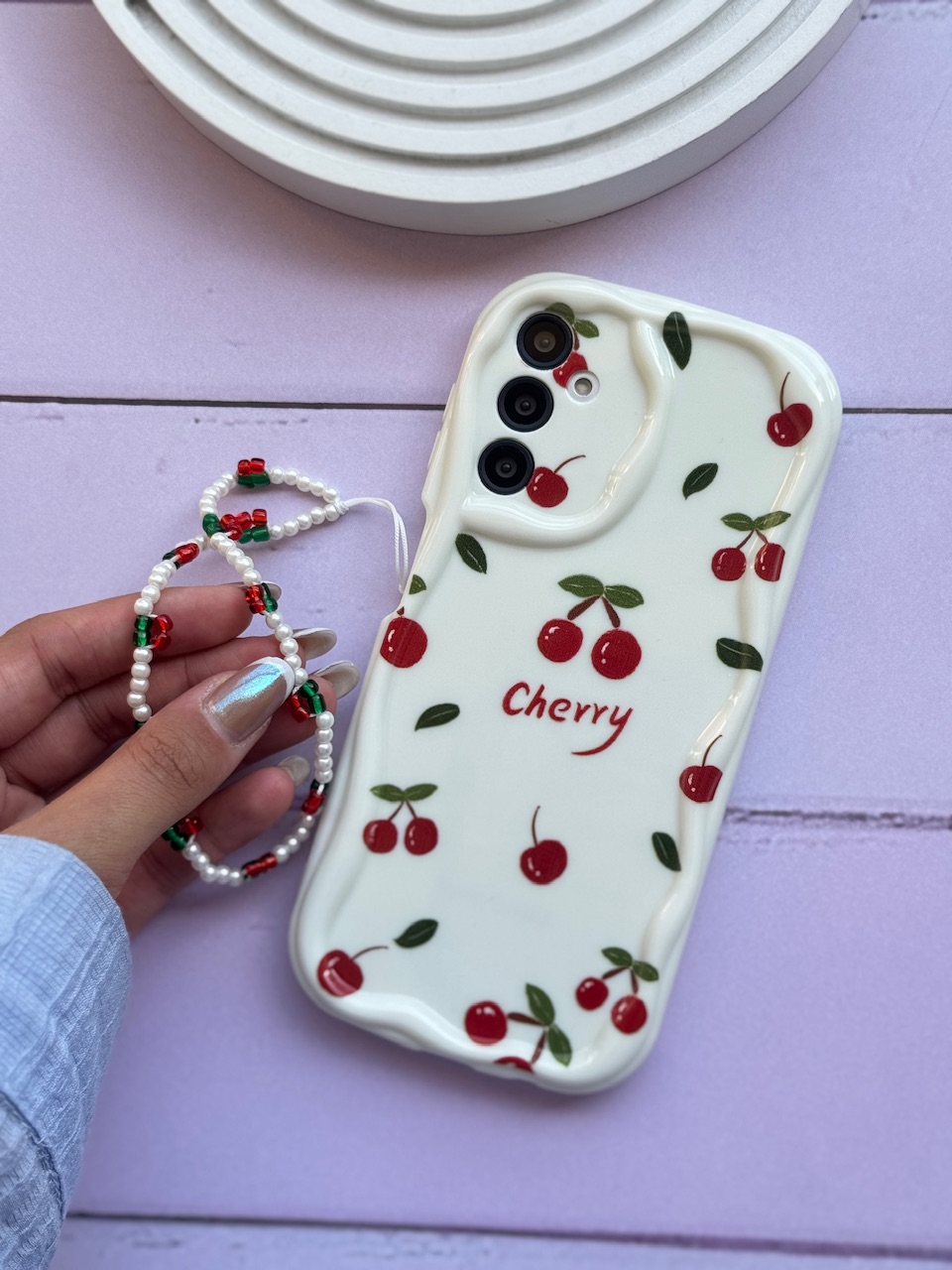 قاب Cherry با آویز آیفون ، سامسونگ ، شیائومی (کدC2044) - تصویر 2