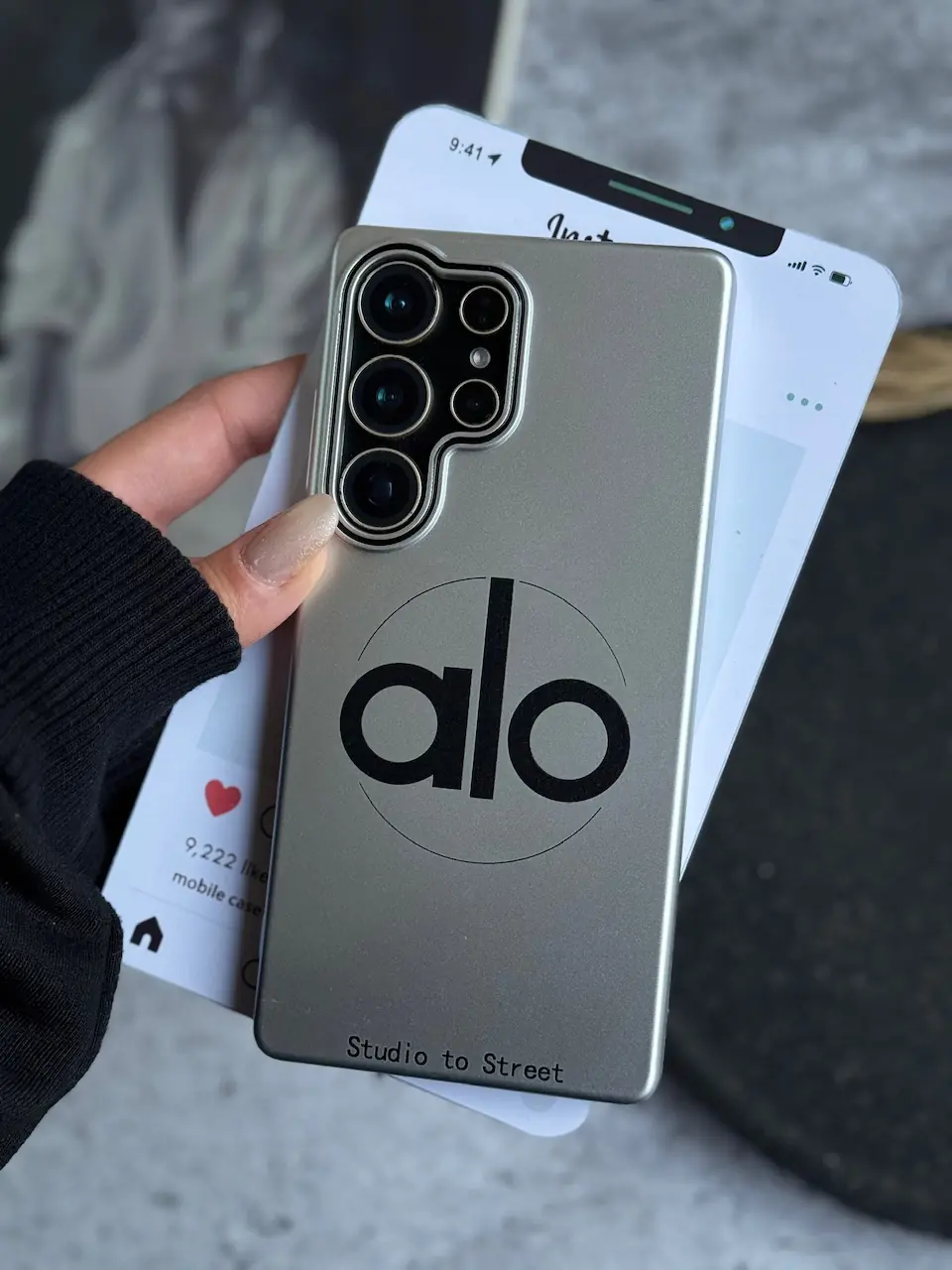 قاب Silver alo آیفون و سامسونگ (کدC2183) - تصویر 5